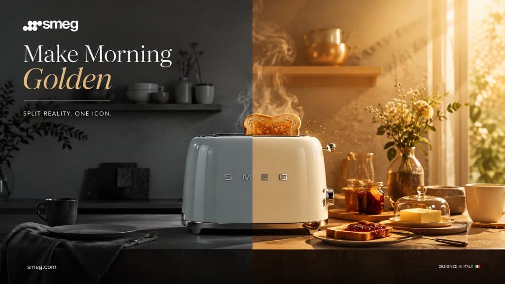 Smeg 吐司机分裂现实_campaign